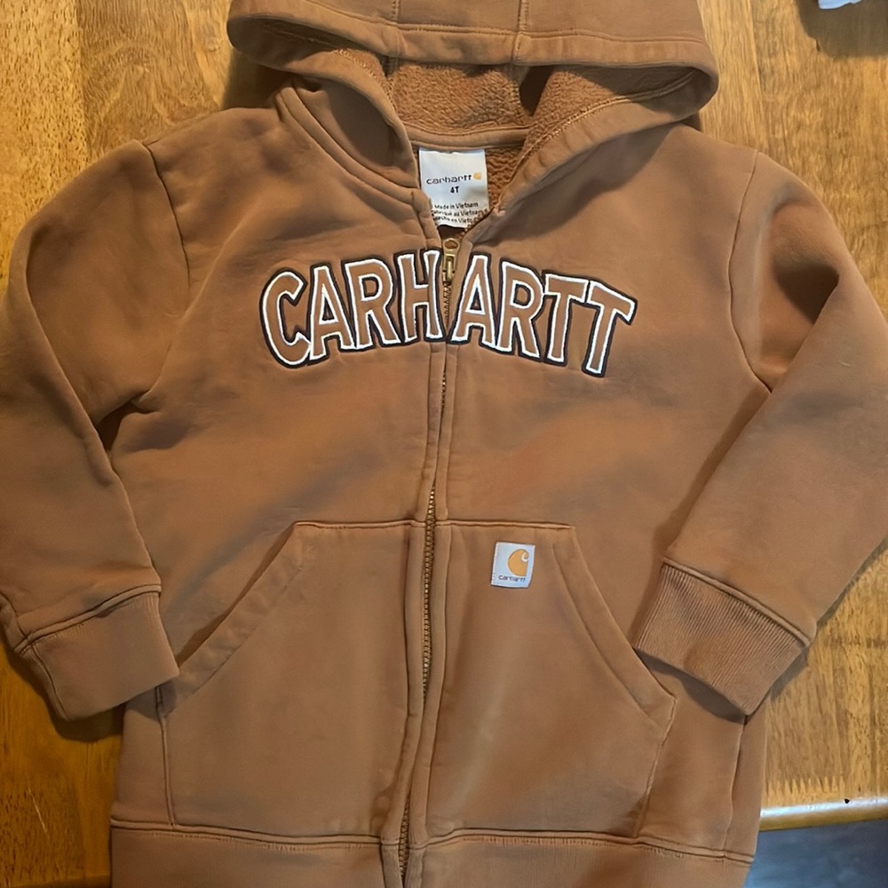 4T Toddler Boy Carhartt Zip Up Sweatshirt
